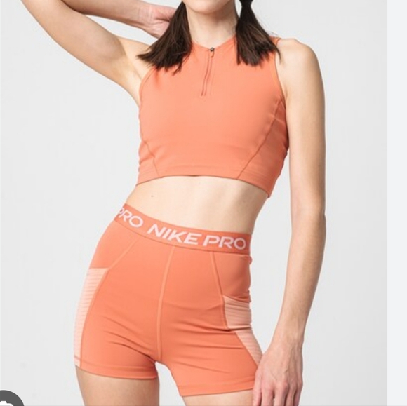 orange nike set womens